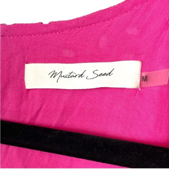 MUSTARD SEED Pink Eyelet Baby Doll Romper, EUC - Picture 10 of 14